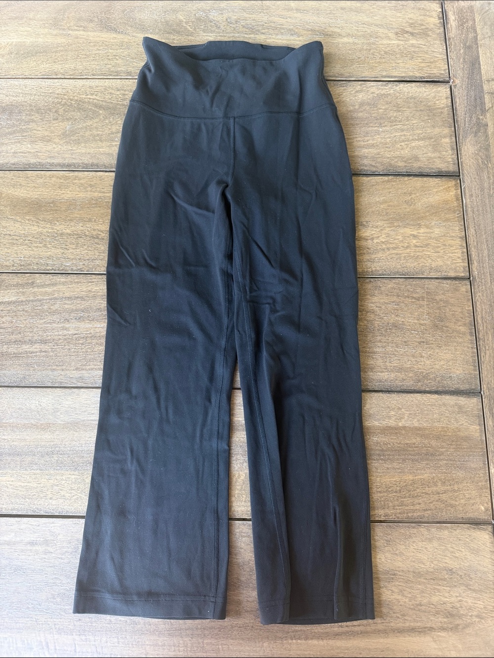 lululemon athletica Black Wide-Leg High-Rise Pants